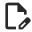 material symbols edit document outline